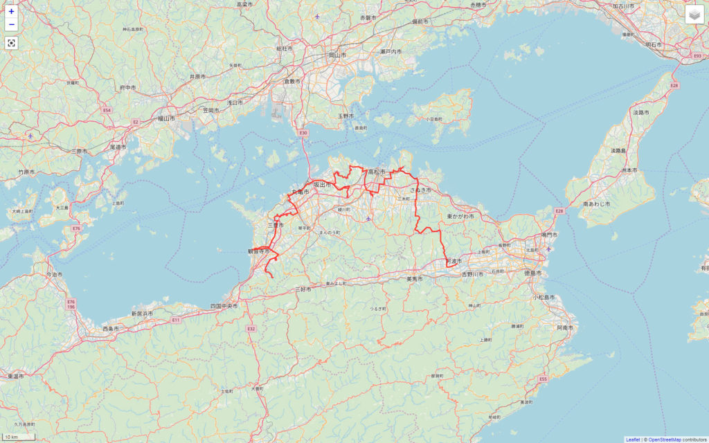 19年 自転車四国お遍路旅 目次 四十七歳の地図 自転車日本一周 その後